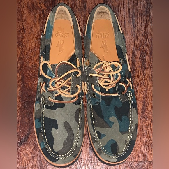 Ralph Lauren Polo shoes camo - size 12 - Picture 5 of 14